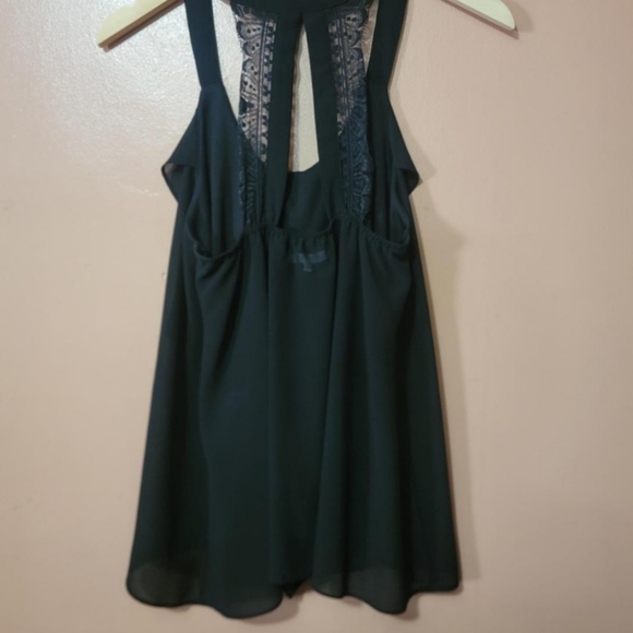 ACTIVE USA Vintage Lace Ruffle Cami Size small fits medium EUC - Picture 3 of 5